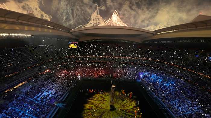 Opening ceremony of the 2022 World Cup in Qatar